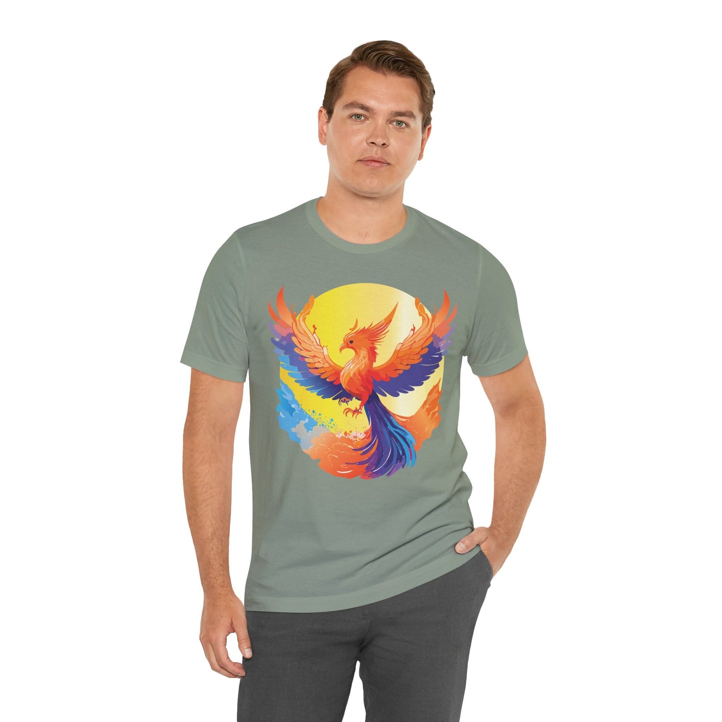 Unisex Animal Print Tee Shirt With Art Design Wild Animals Short Sleeve Comfort Fit