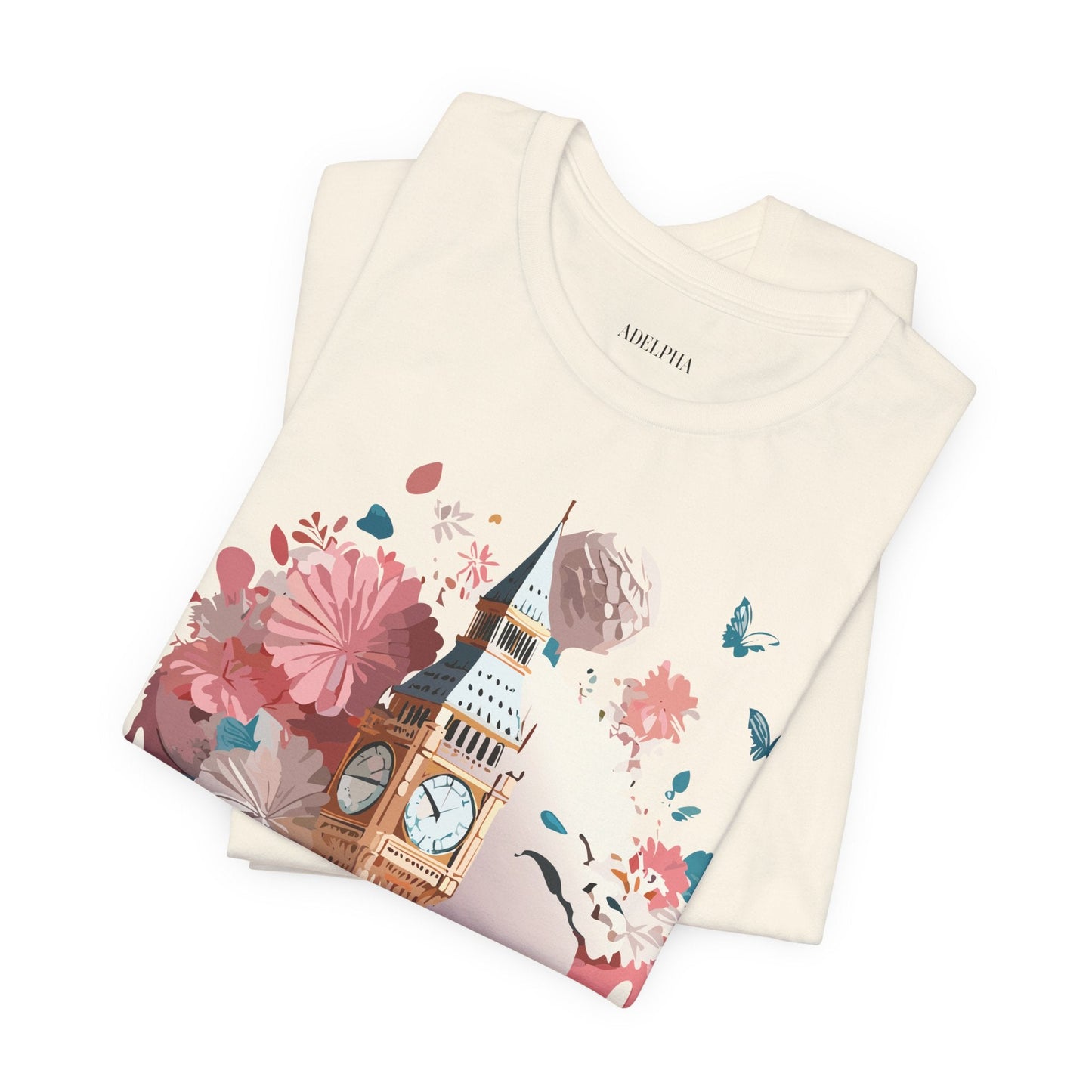 London Tourist Shirt Graphic Tee Unisex Vintage Inspired Artwork By Adelpha Original Collection