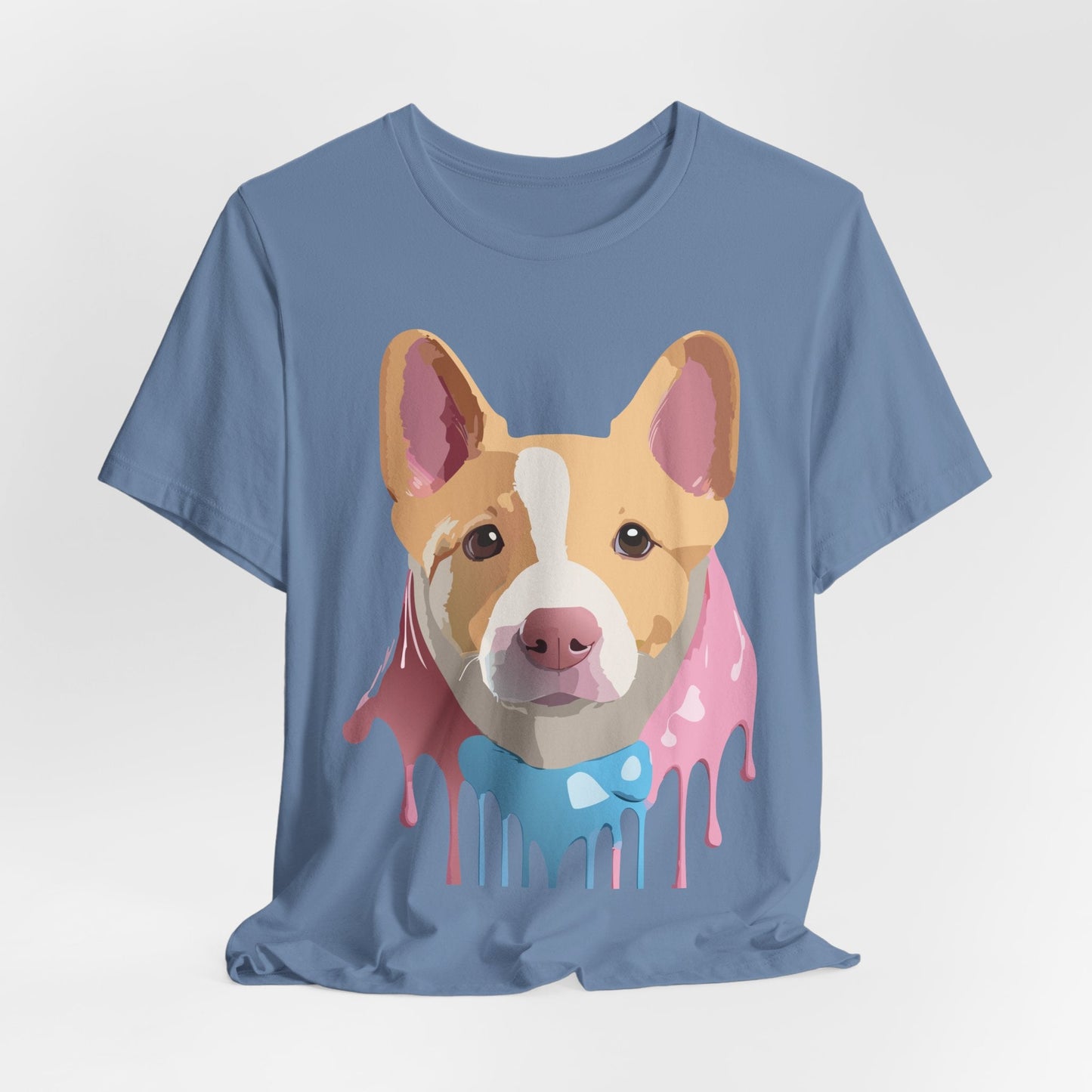 Adelpha Graphic Dog Shirt Unisex Vintage Inspired Tee Short Sleeve Comfort Wear Everyday