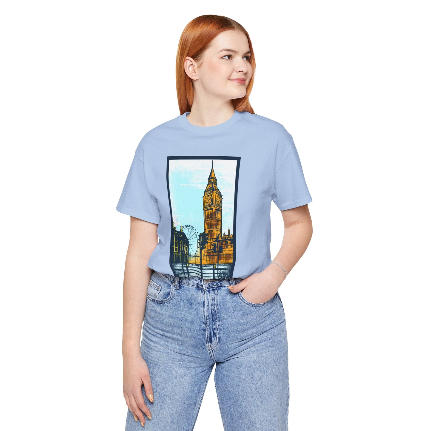 Retro Poster London Graphic Design Tee, London Shirt, Vintage Tees, Art Design T-Shirt, Graphic Tee, Retro Art Shirts