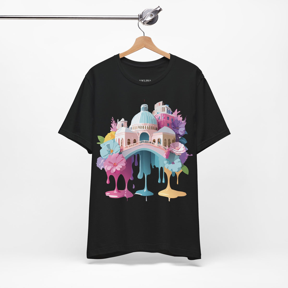 Graphic Unisex Cotton Bella+Canvas Tee Shirt with Venice