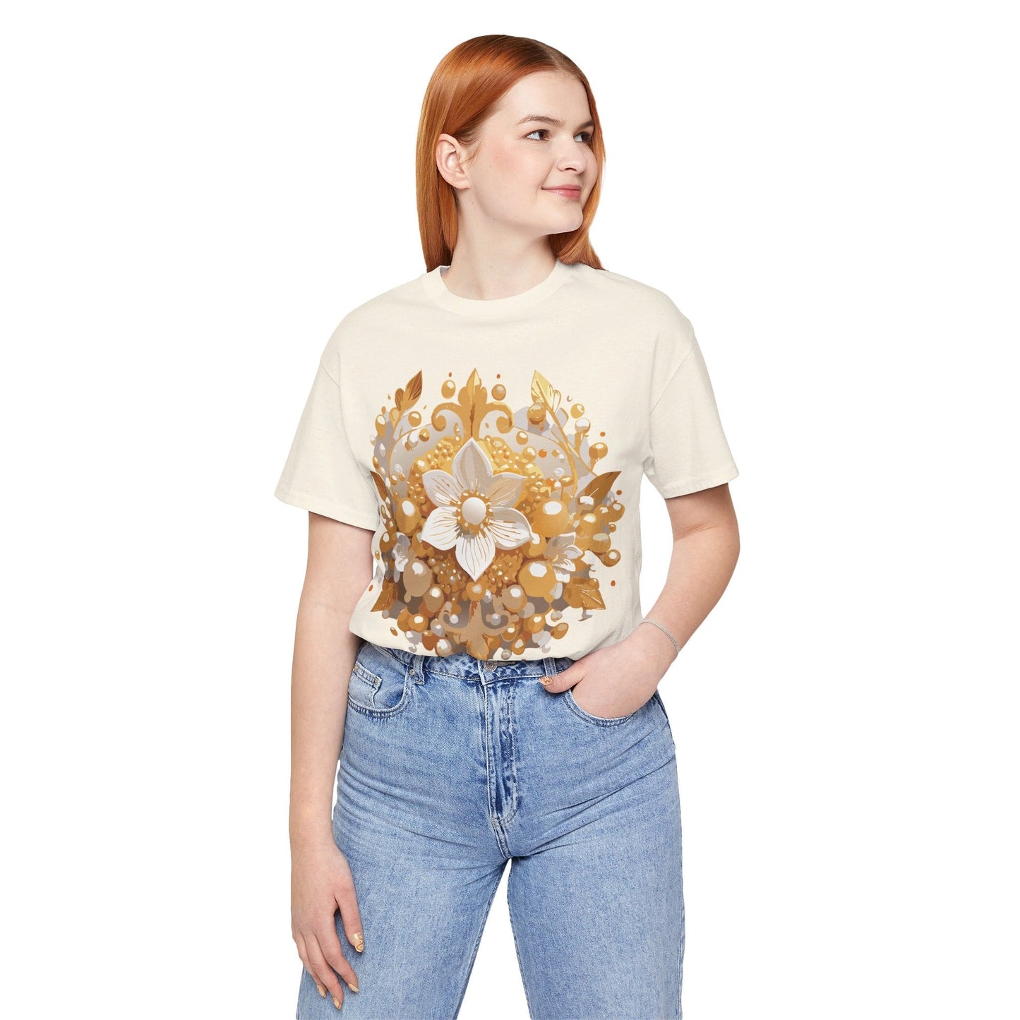 Jewelry Graphic Unisex 100 Cotton Vintage Treasure Art T-Shirt 26