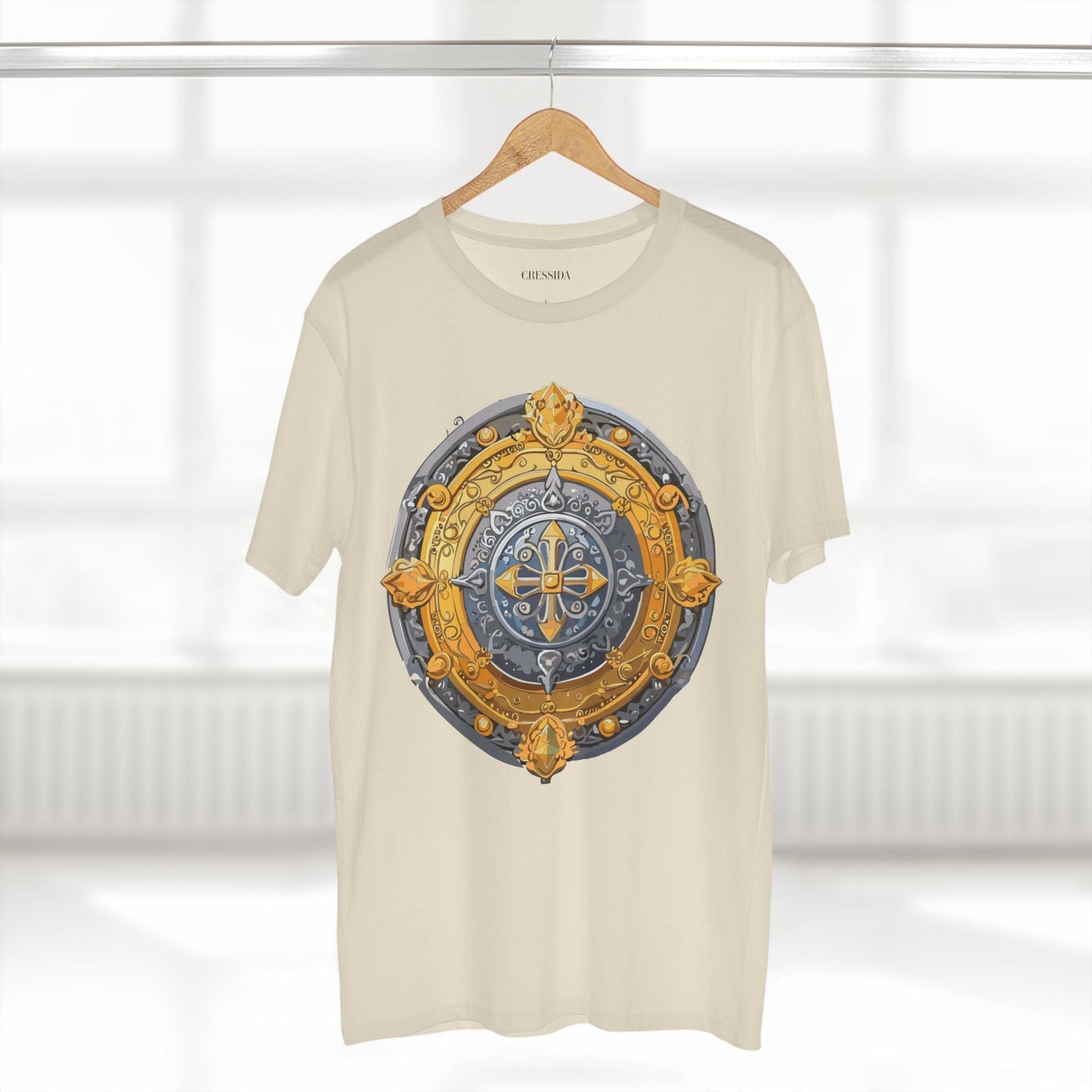 Antique Gold Coin Graphic Design T-Shirt Unisex 100 Cotton With Golden Print Artwork Tee 8
