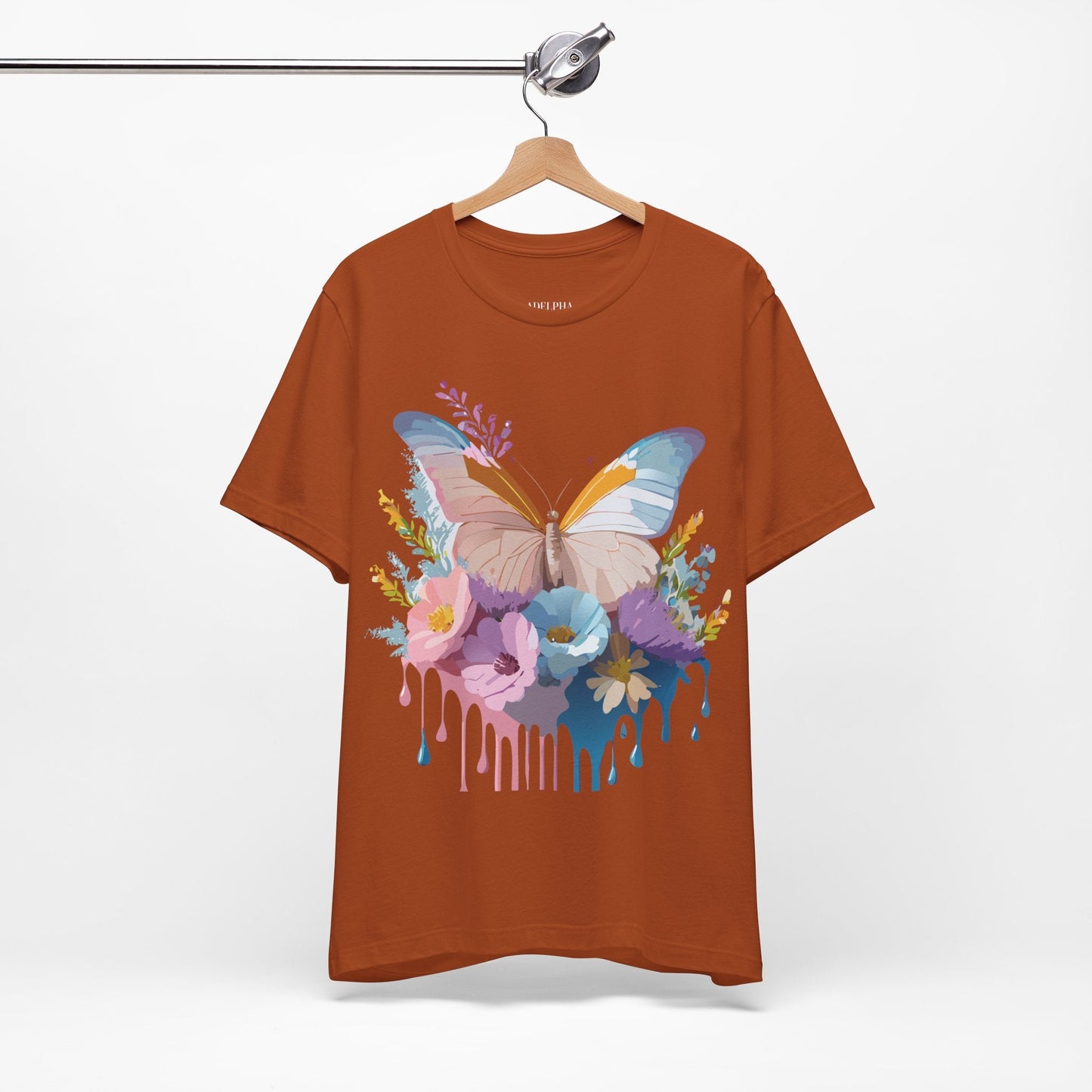 Butterfly Graphic T Shirt Unisex Adelpha Vintage Art Design Tee