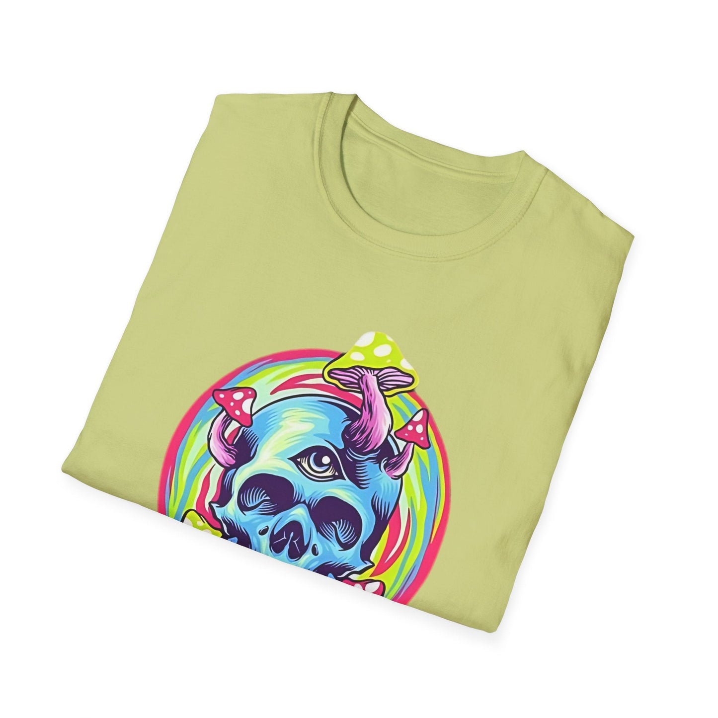 Skull Graphic Unisex Cotton T-shirt with Skeleton Artwork Design 18