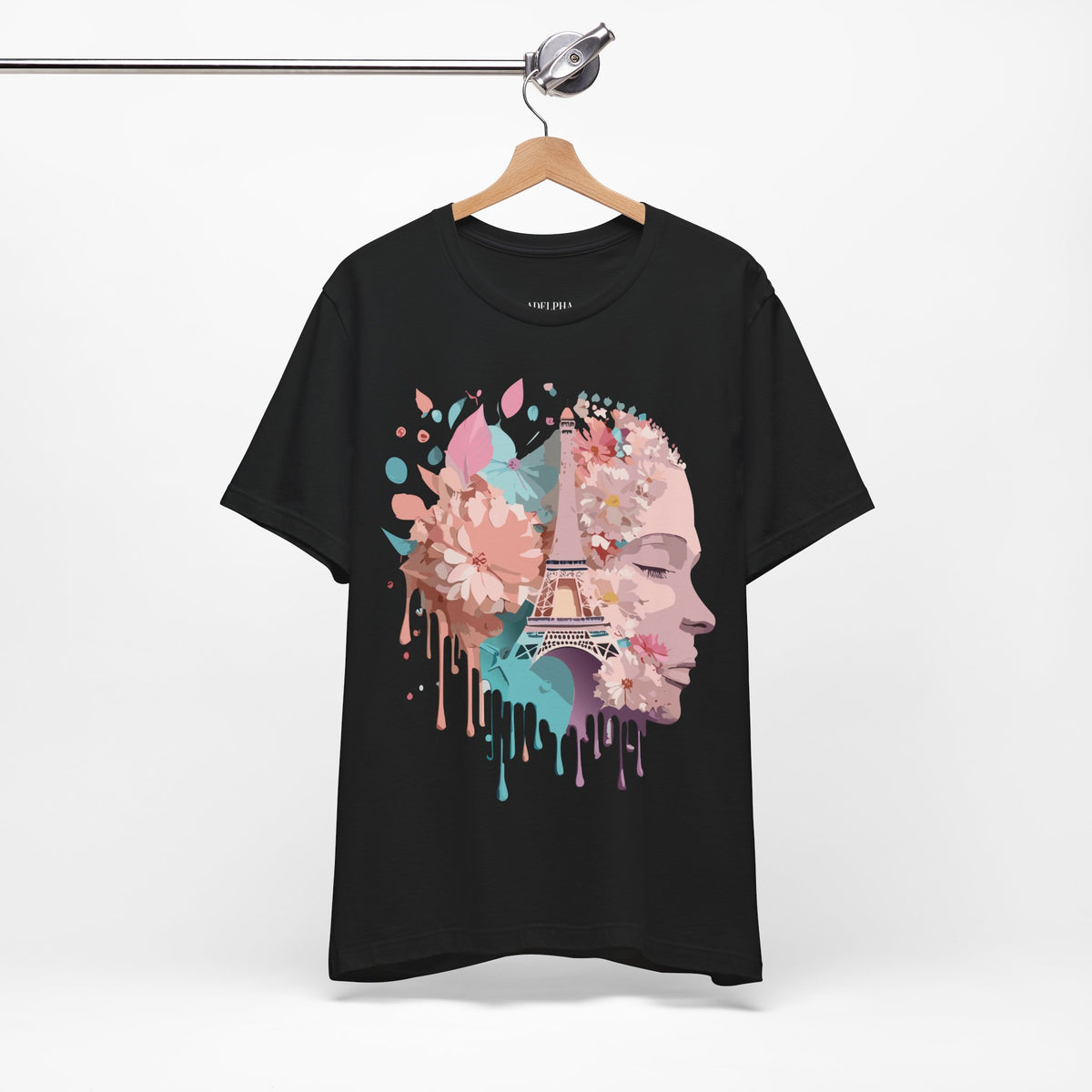 Unisex Cotton Bella+Canvas Tee with Paris