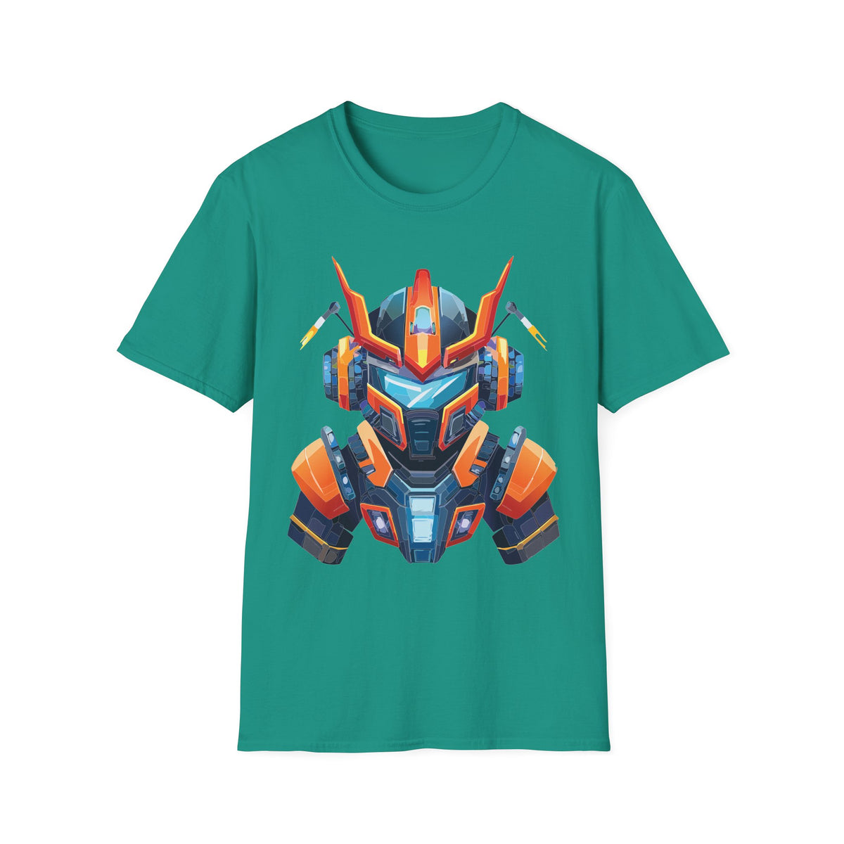 Cortoon Cyborg  Robot Terminator Graphic Tee Gildan Unisex 100 Cotton Tee Shirt h07