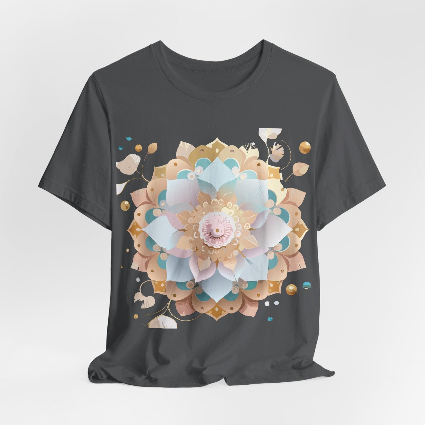 Mandala Graphic Tee Unisex Jersey Short Sleeve Featuring Vintage Inspired Adelpha Artwork
