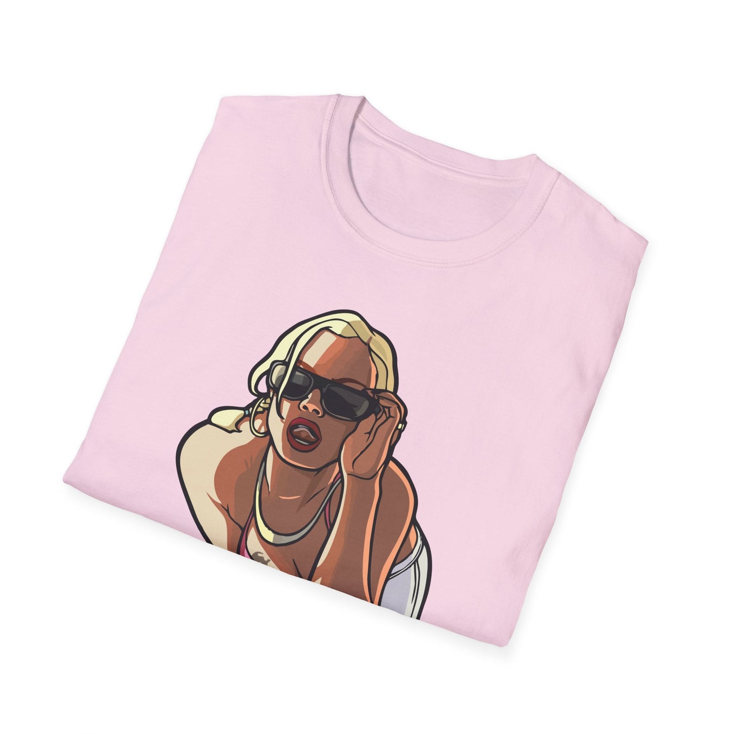 Cartoon Animation T Shirt Funny Tee Unisex Gildan Softstyle 64000 100 Percent Ring Spun Cotton