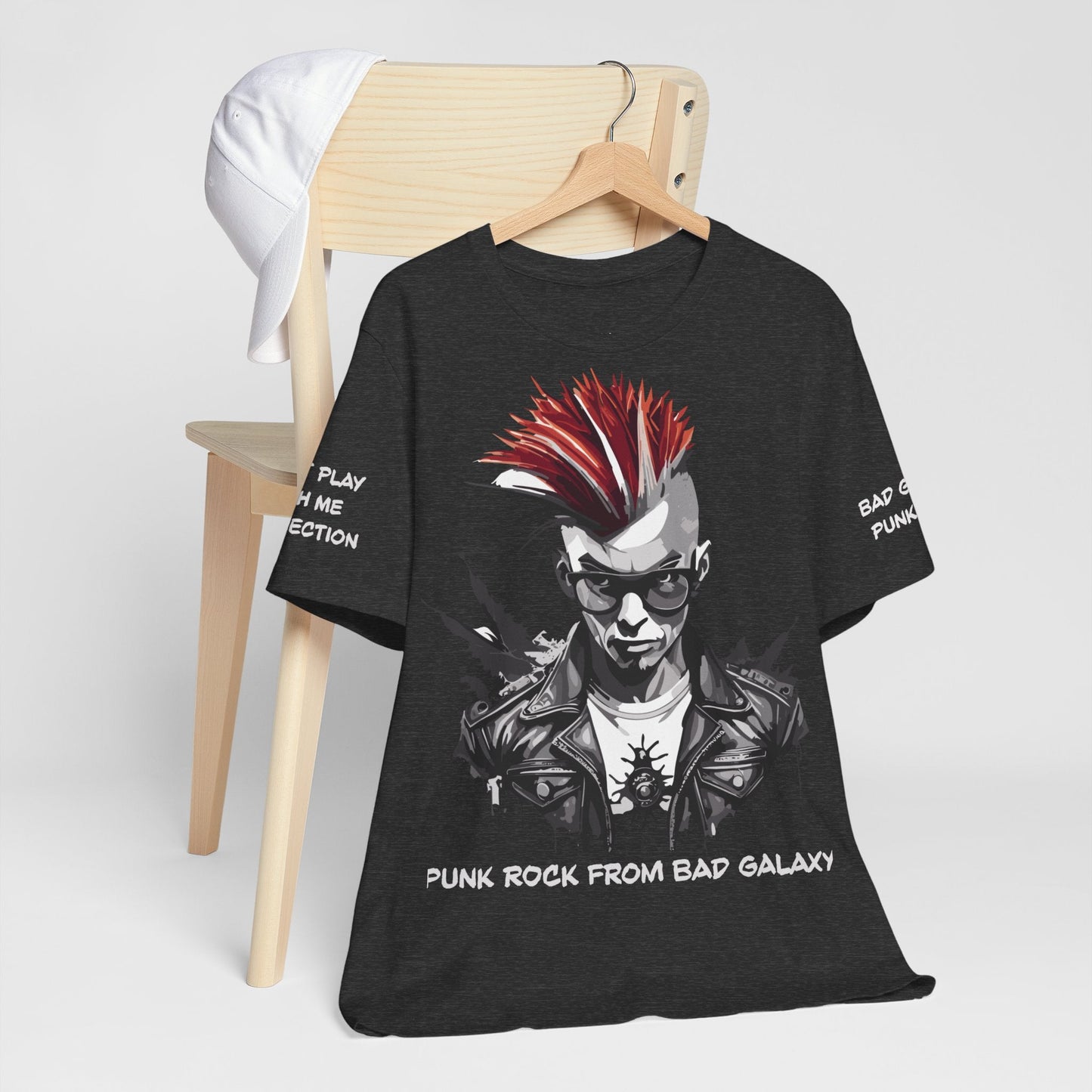 Punk Rock Tee Shirt Made To Order In USA With 100 Percent Cotton And Eco Friendly Inks