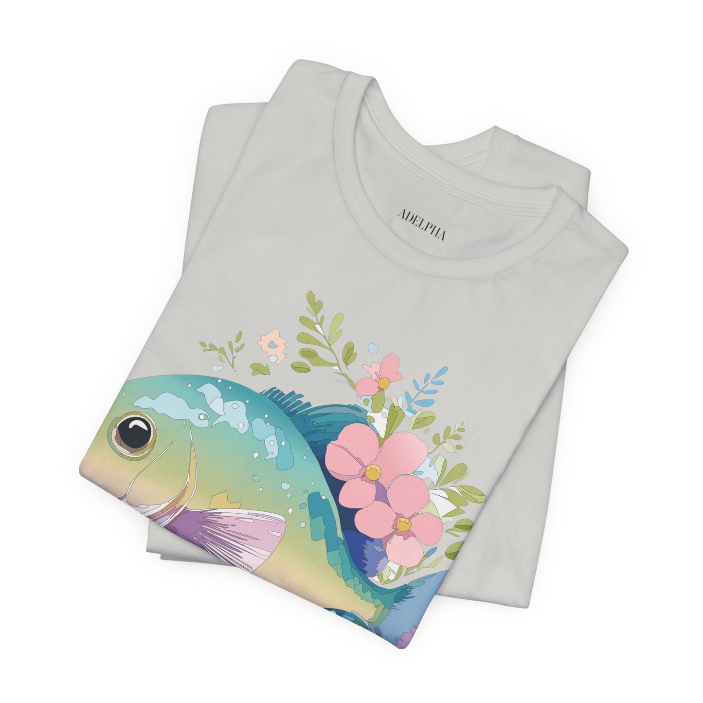 Fish Graphic Unisex 100 Cotton Vintage Artwork Tee 1