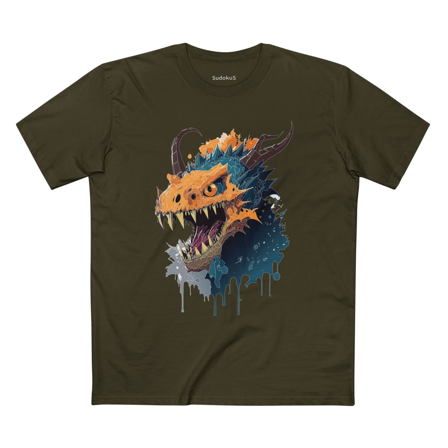 Cartoon Monsters Graphic Unisex 100 Cotton Staple Tee 31