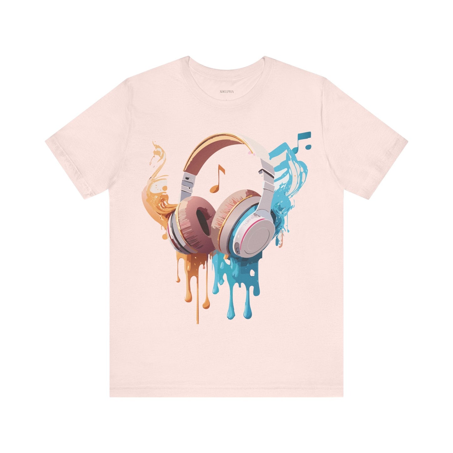 Unisex Graphic T Shirt With Vintage Music Inspired Artwork From Adelpha Short Sleeve Tee
