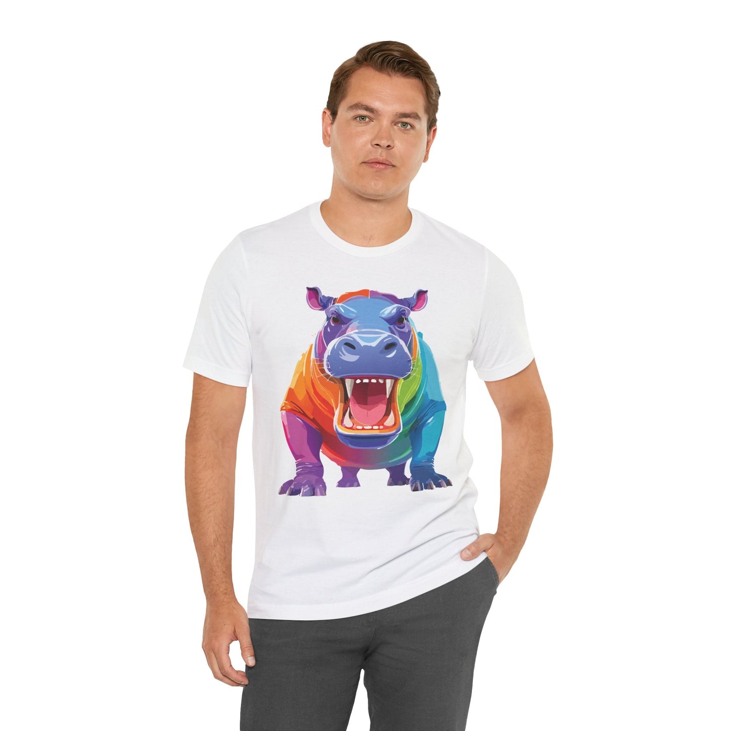 Unisex Animal Tee Shirt With Art Design Wild Animals Graphic Tee For Men Women All Sizes