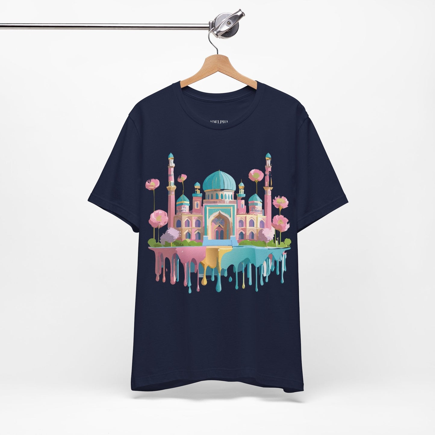 Adelpha Unisex Graphic Tee Vintage Inspired Artwork Tashkent Tourist Shirt Travel Style