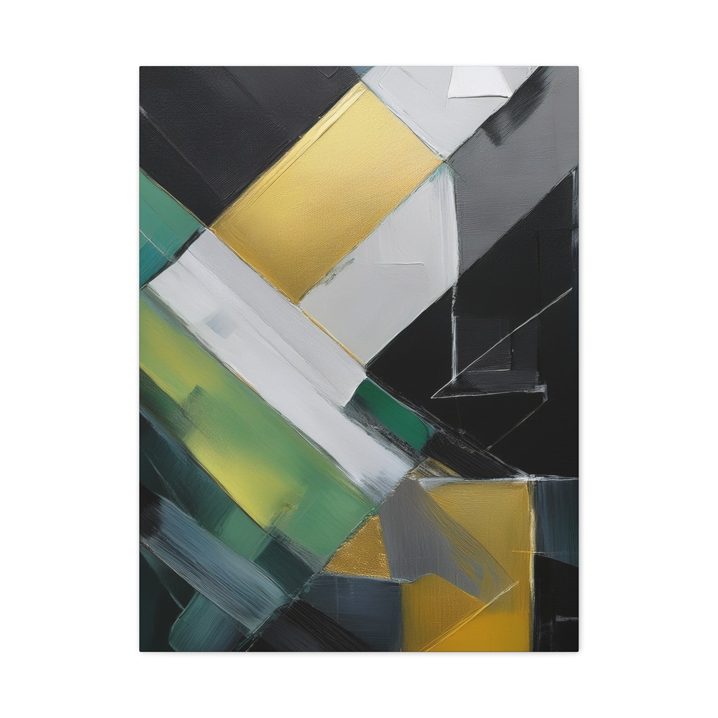 Abstract Geometric Painting Print Canvas 20x24,20x30,24x30 24x32,24x36,30x40 32x48,36x48,40x60 Pine-Wood Inner Frame ABS-78