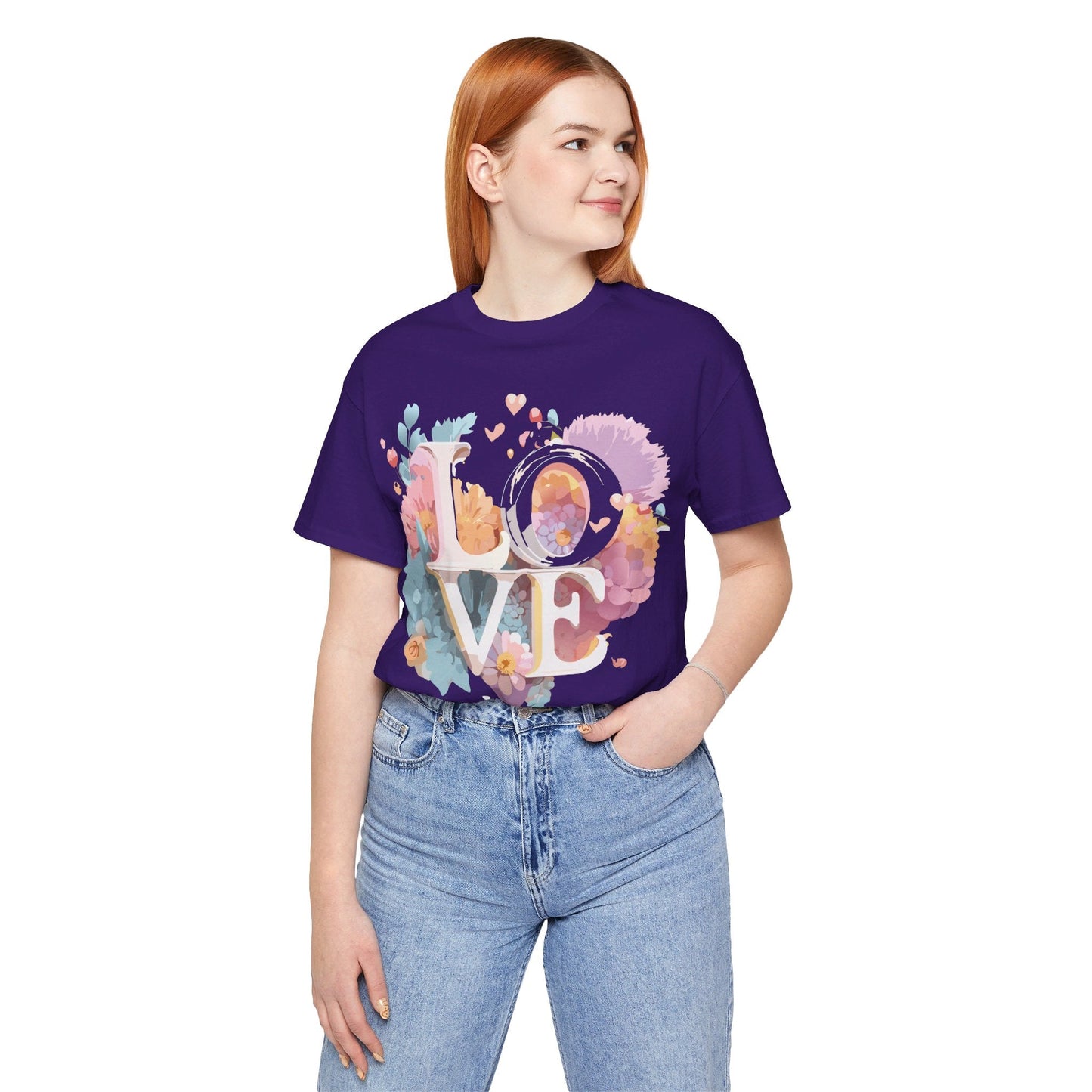 Valentine Graphic Tee Unisex Jersey Short Sleeve Art Design By Adelpha Vintage Artwork
