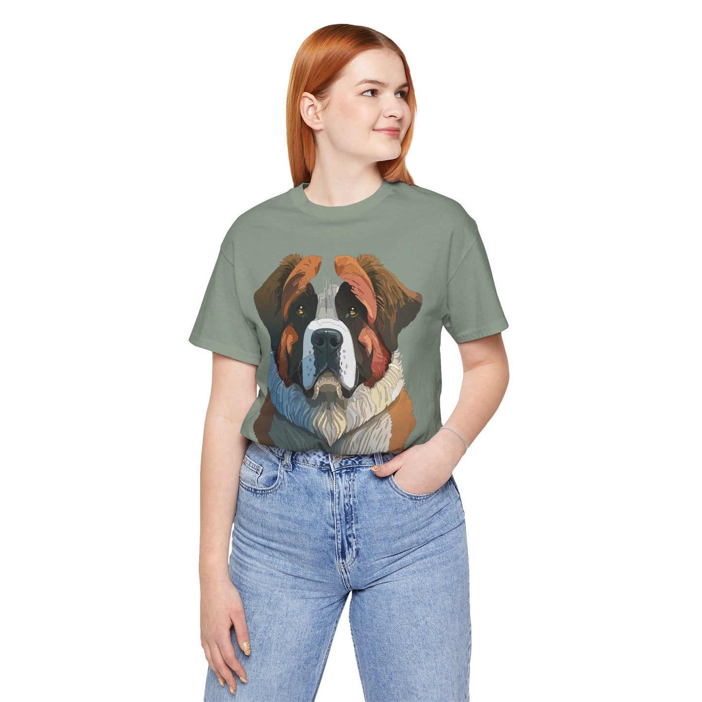 Unisex Animal Shirt Art Design Tee With Wild Animals Print Casual Comfort Wear Everyday Style