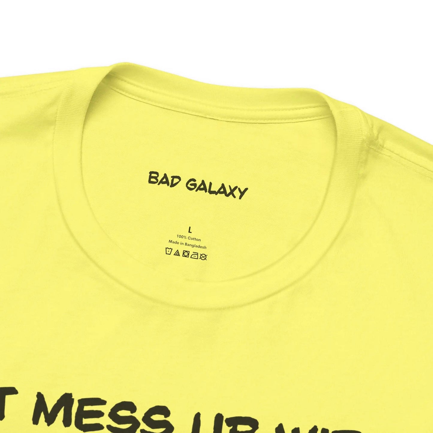 Bad Galaxy Animal T Shirt 100 Percent Cotton Eco Friendly Ink USA Printed Durable Stitching