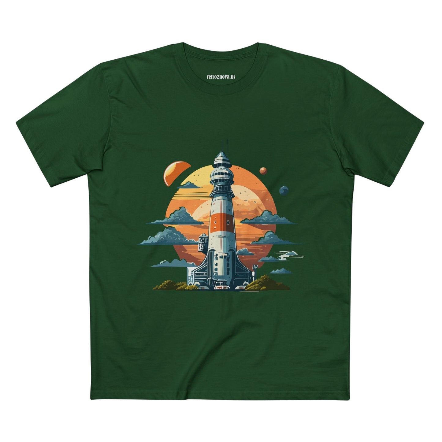 Cosmos Shirt CS3 Unisex Premium Cotton Tee With Original Art Design By Retro2Nova