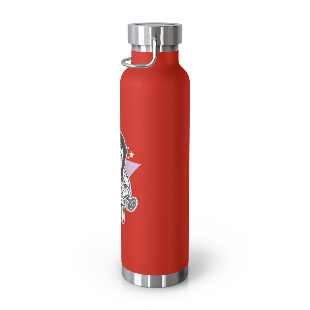 22oz Copper Insulated Water Bottle with Cartoon Design - CV98