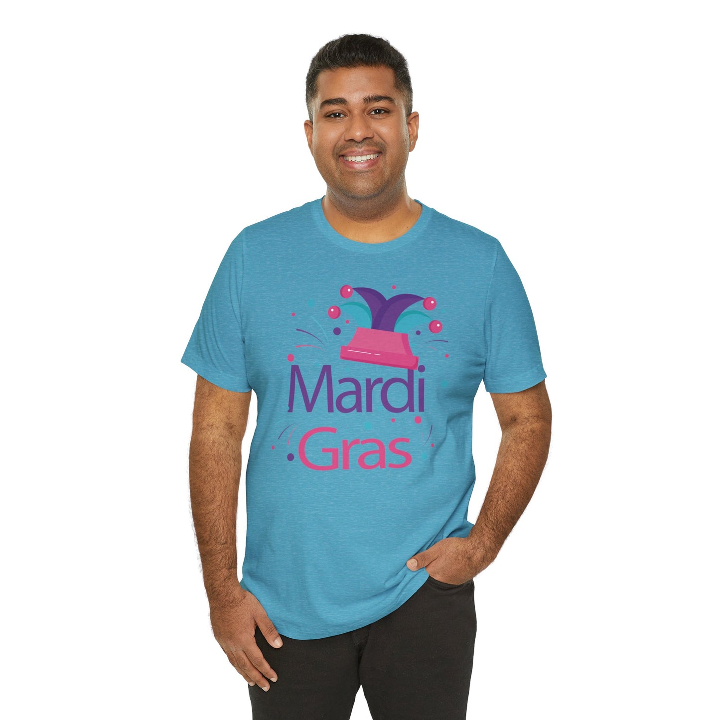 Tee-shirt en coton unisexe pour Mardi Gras