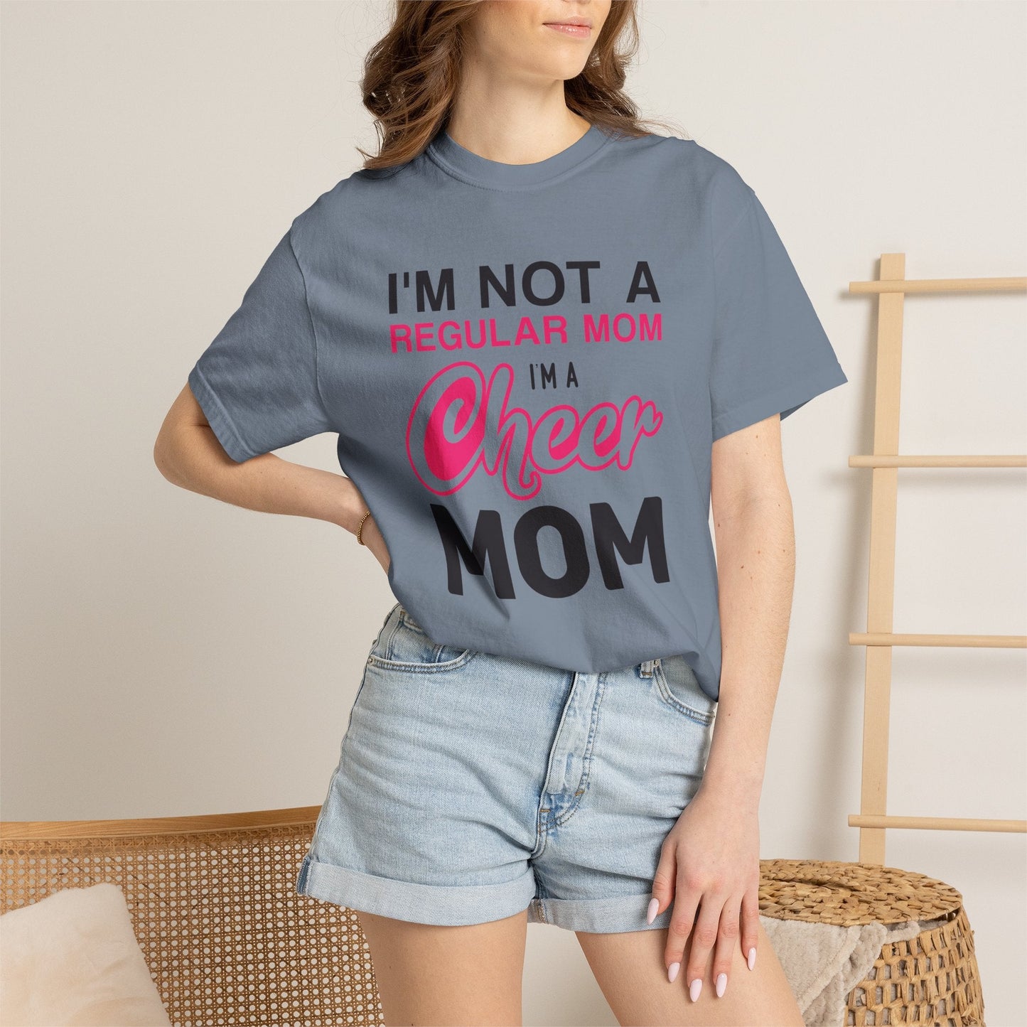 Mom T-shirt Mother's Day Mama Tee Unisex Comfort Colors Garment-Dyed Cotton h23
