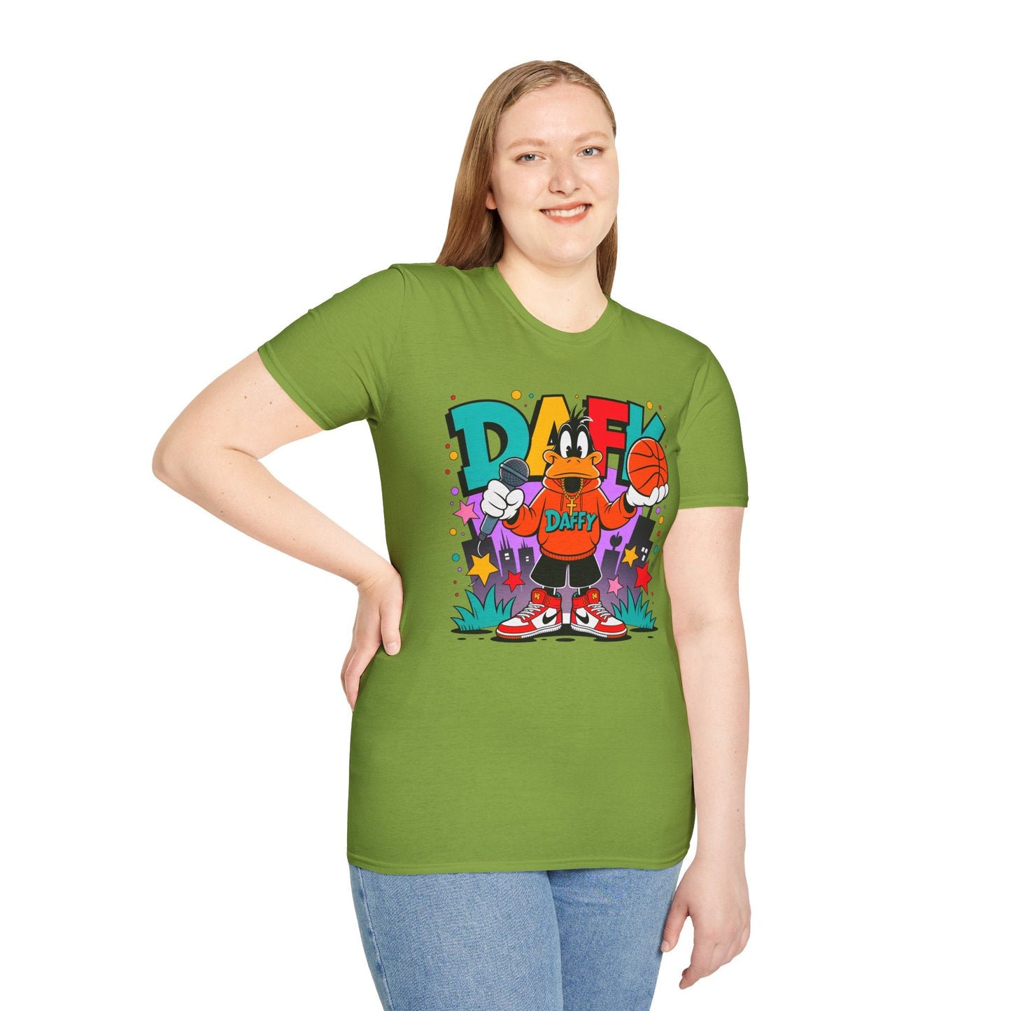 Funny Animals Cartoon T Shirt Unisex Graphic Tee Animation Shirt Softstyle Cotton