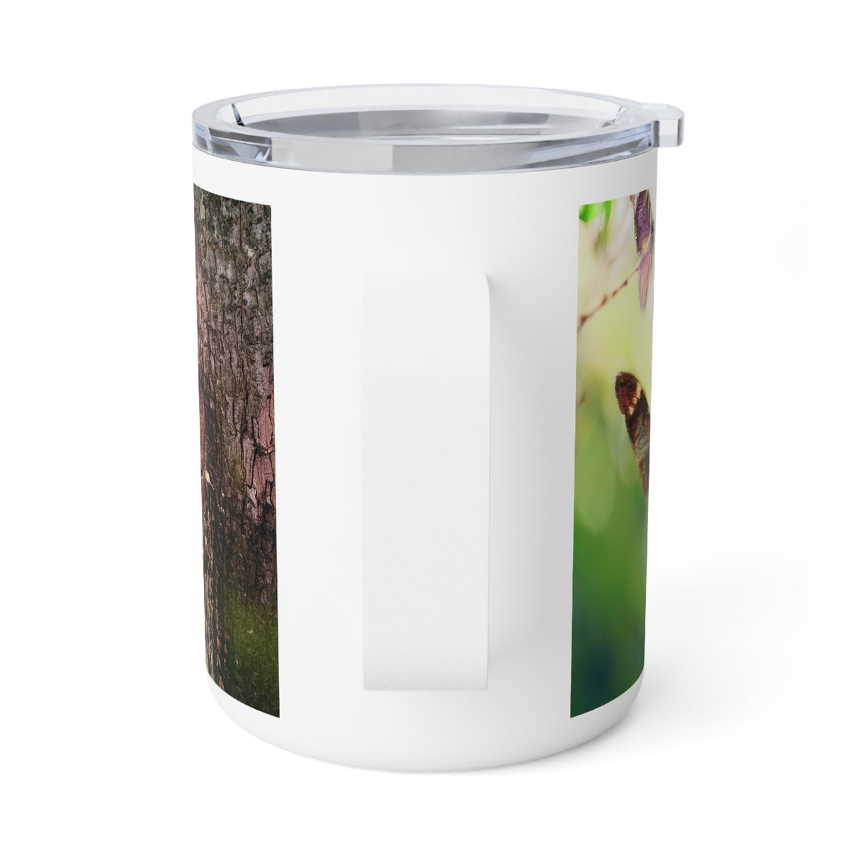 8 Art Design Insulated Coffee Mug Clear Lid 10oz Insulated Coffee Mug 10oz