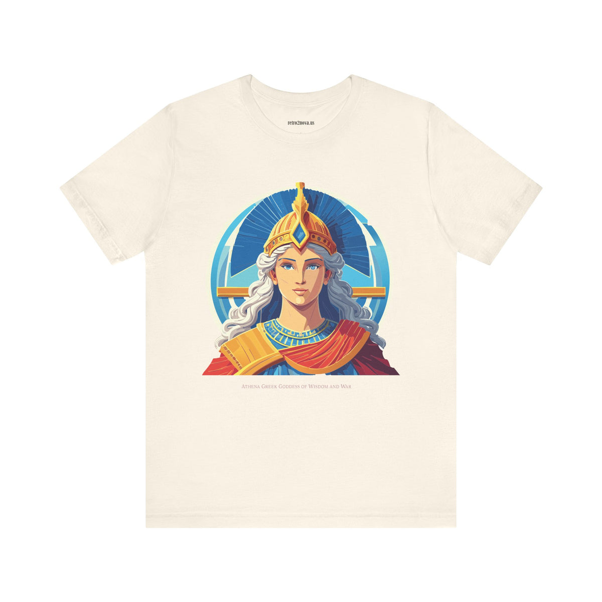 Goddess Graphic Unisex Cotton Bella+Canvas Tee with Athena