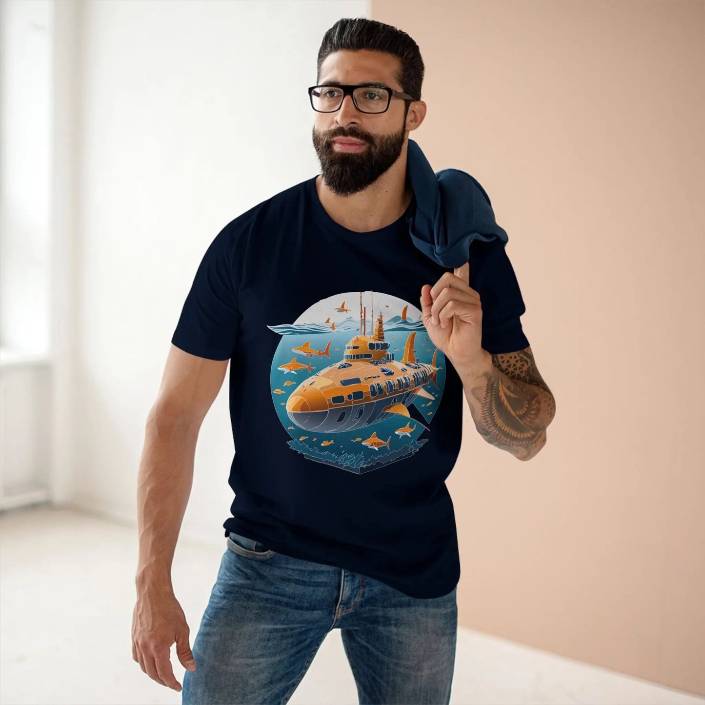 Ocean Coast Graphic Unisex 100 Cotton Staple Tee 19