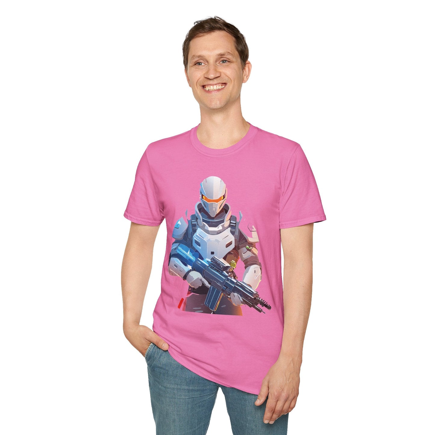 Robocop T Shirt Unisex Softstyle Ring Spun Cotton Tee With Robocop Art Design Premium Comfort