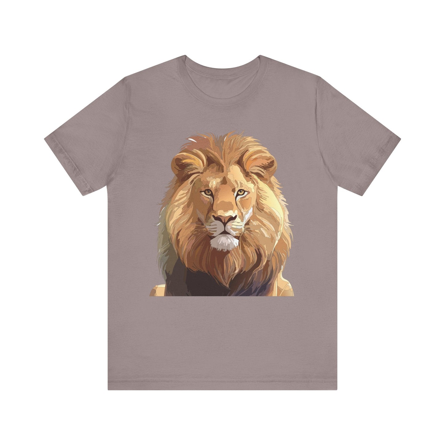 Unisex Animal Art Tee Shirt With Wild Animals Design Gildan 64000 Softstyle Cotton