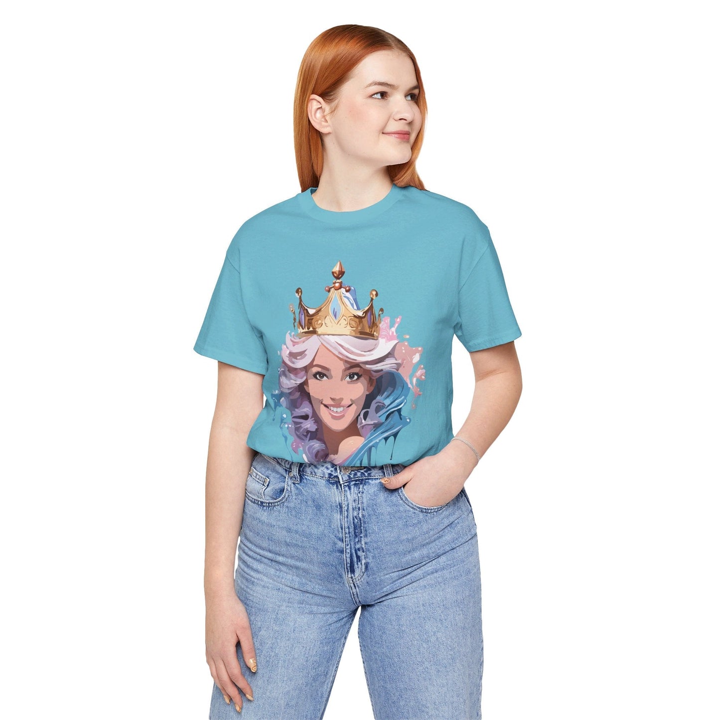Queen Graphic Tee From Adelpha Vintage Inspired Art Design Unisex Jersey Short Sleeve