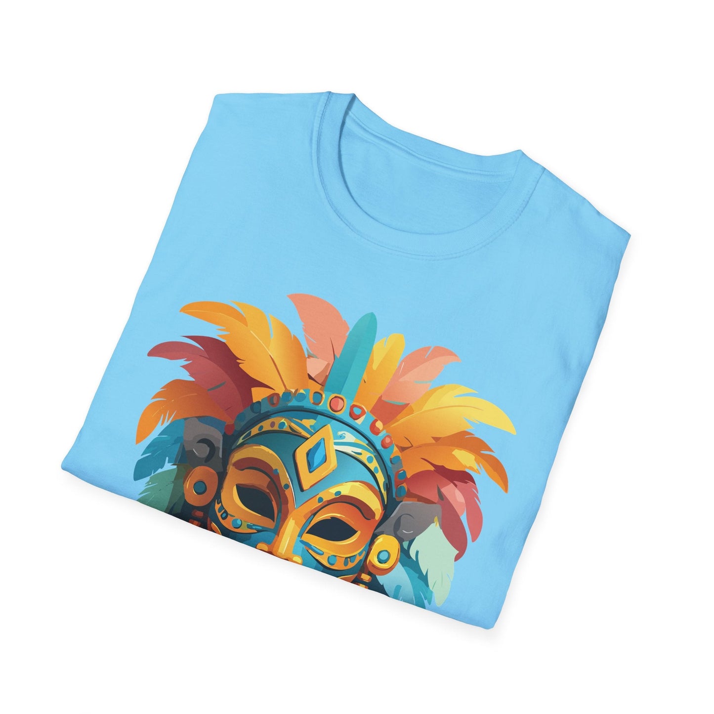 Mask Tee Shirt Unisex Graphic Design Short Sleeve Tee Gildan Softstyle 64000 Ring Spun Cotton