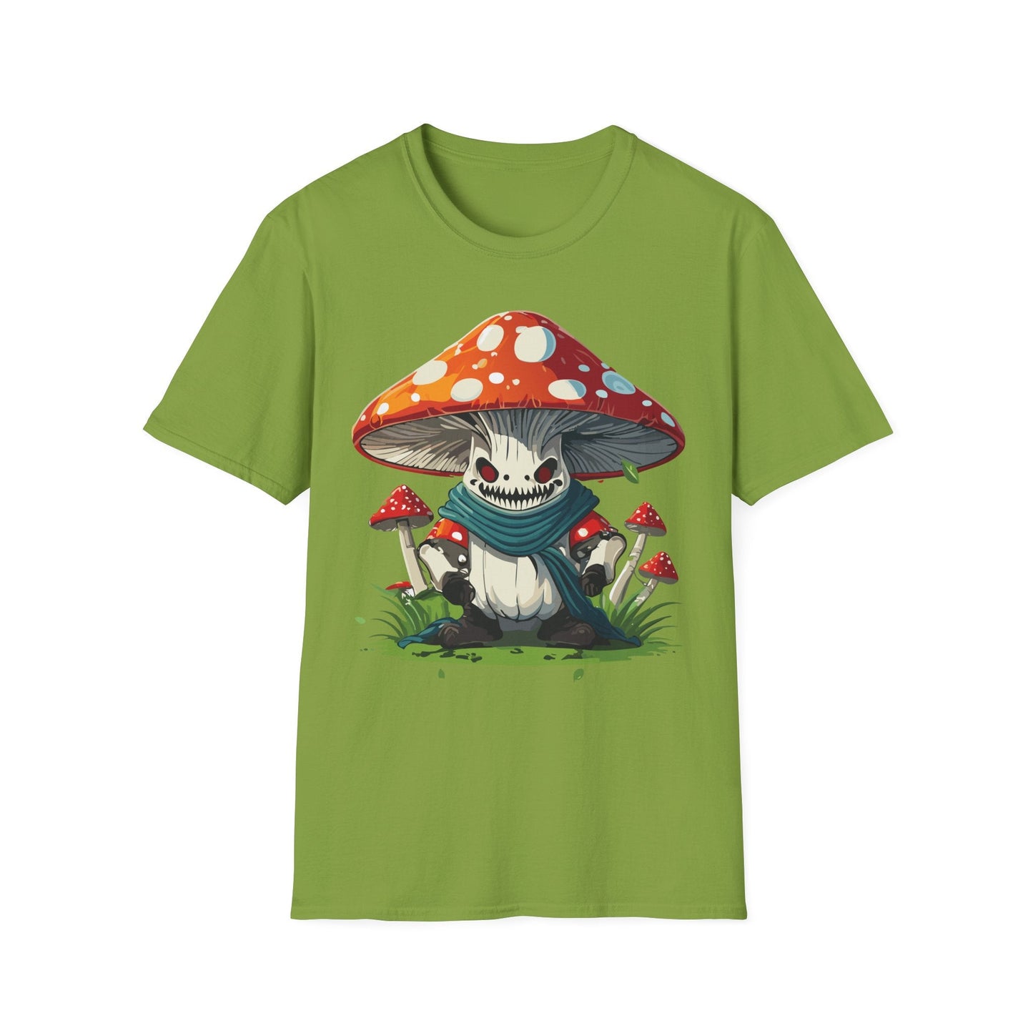 Unisex Mashroom T Shirt Funny Fungus Inspired Design Gildan Softstyle 64000 Tee Shirt