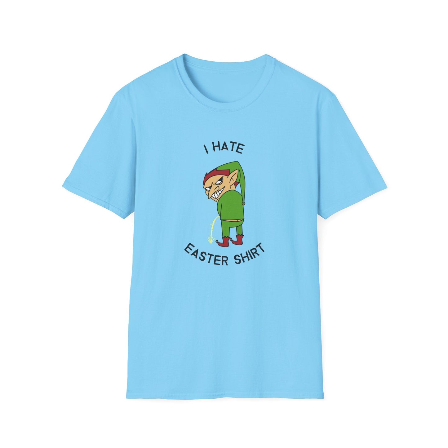 Unisex Easter T Shirt With Art Design Softstyle 100 Percent Ring Spun Cotton Lightweight Tee