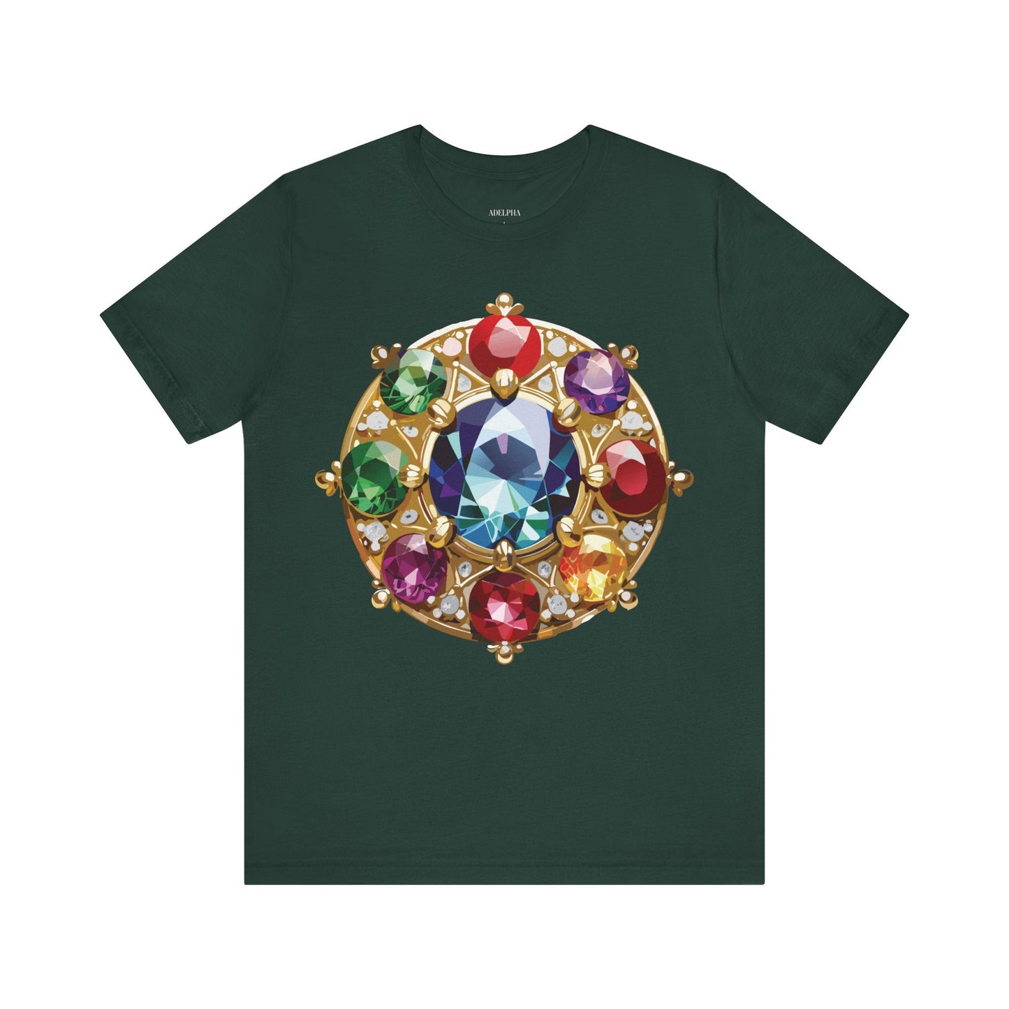 Adelpha Vintage Inspired Graphic Tee Unisex Jersey Short Sleeve Shirt Art Design Quality