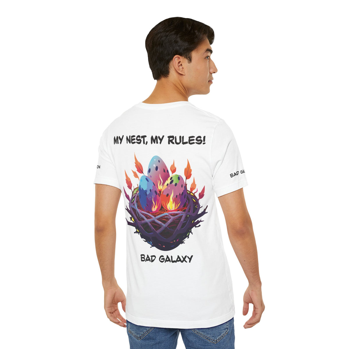 Animal Graphic Unisex Cotton Bella+Canvas Tee with Art Design b1