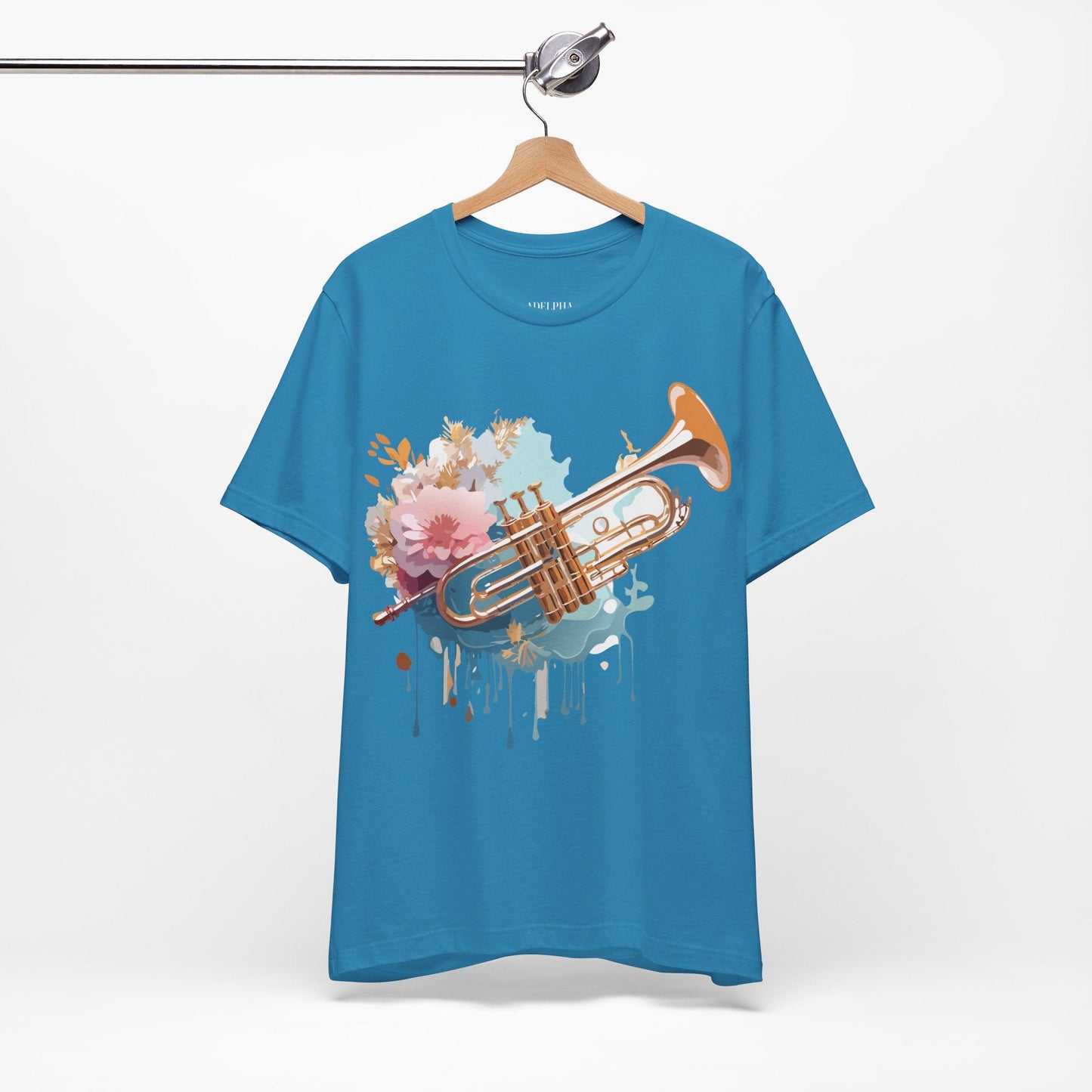 Unisex Graphic T Shirt Adelpha Music Tee Vintage Inspired Art Design Short Sleeve