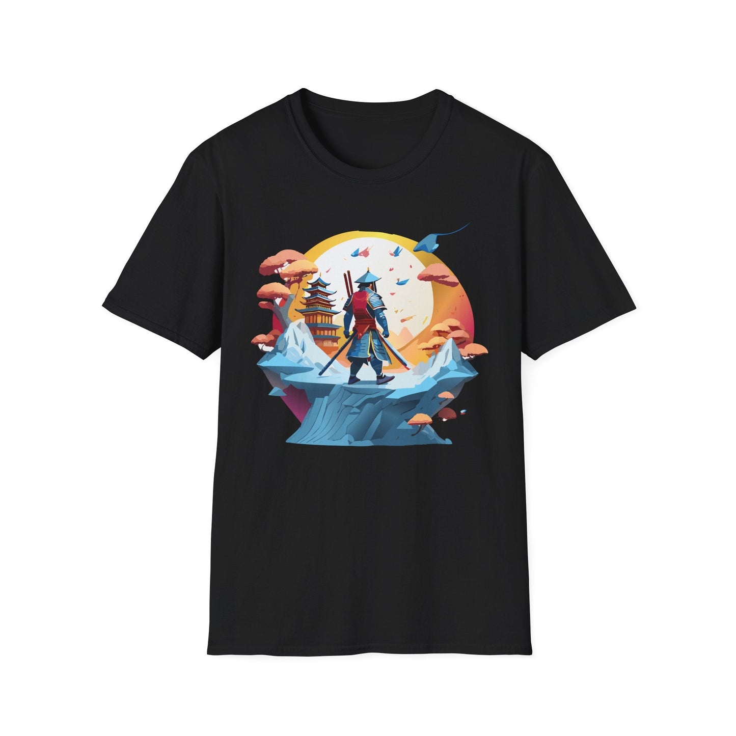 Samurai Shirt Unisex T Shirt Softstyle 64000 Gildan Tee For Everyday Comfort Durable Breathable
