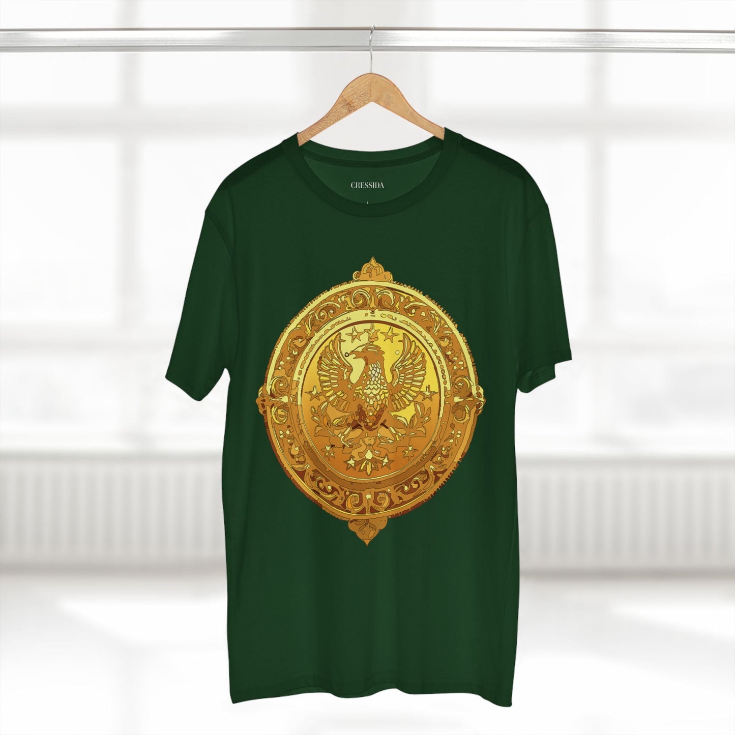 Antique Gold Coin Graphic Design T-Shirt Unisex 100 Cotton With Golden Print Artwork Tee 25