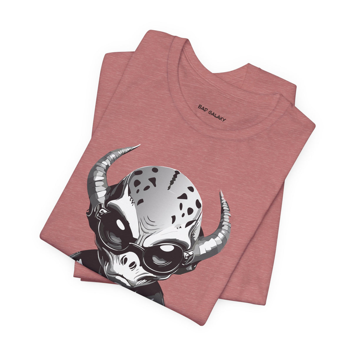 Alien Graphic Unisex Cotton Bella+Canvas Tee with Art Design b67