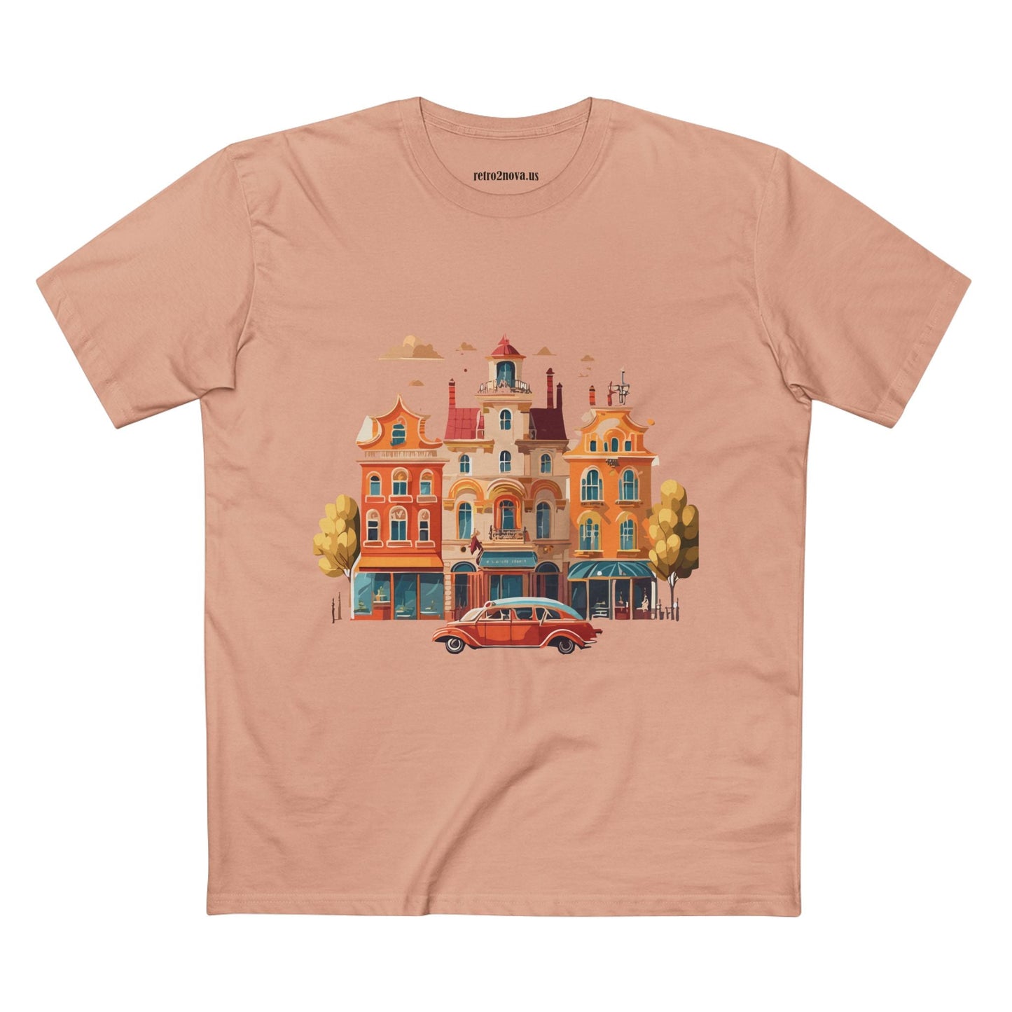 Retro Car Shirts Vintage Car Shirts RC22 Unisex Premium Cotton Tee With Original Art Design