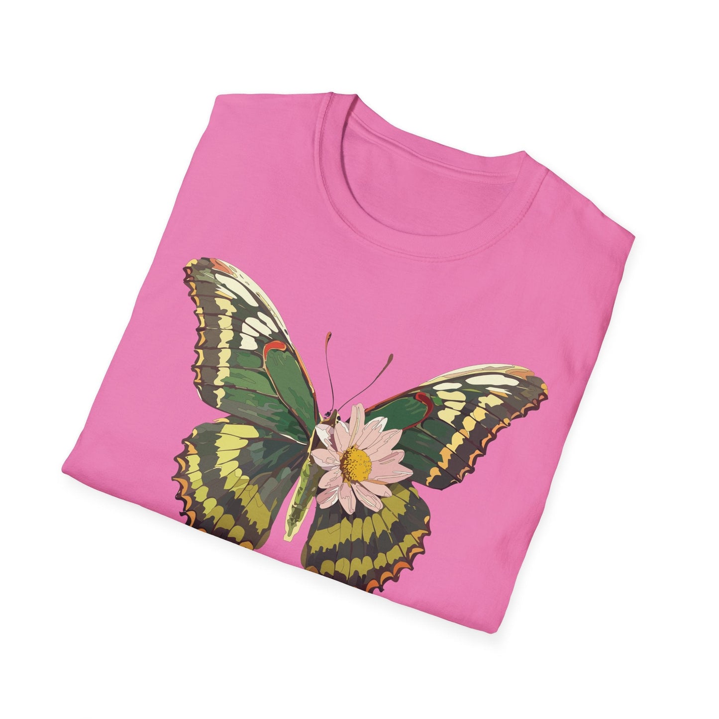 Butterfly Shirt Unisex Monarch Butterfly Tee Gildan Softstyle 64000 100% Ring Spun Cotton