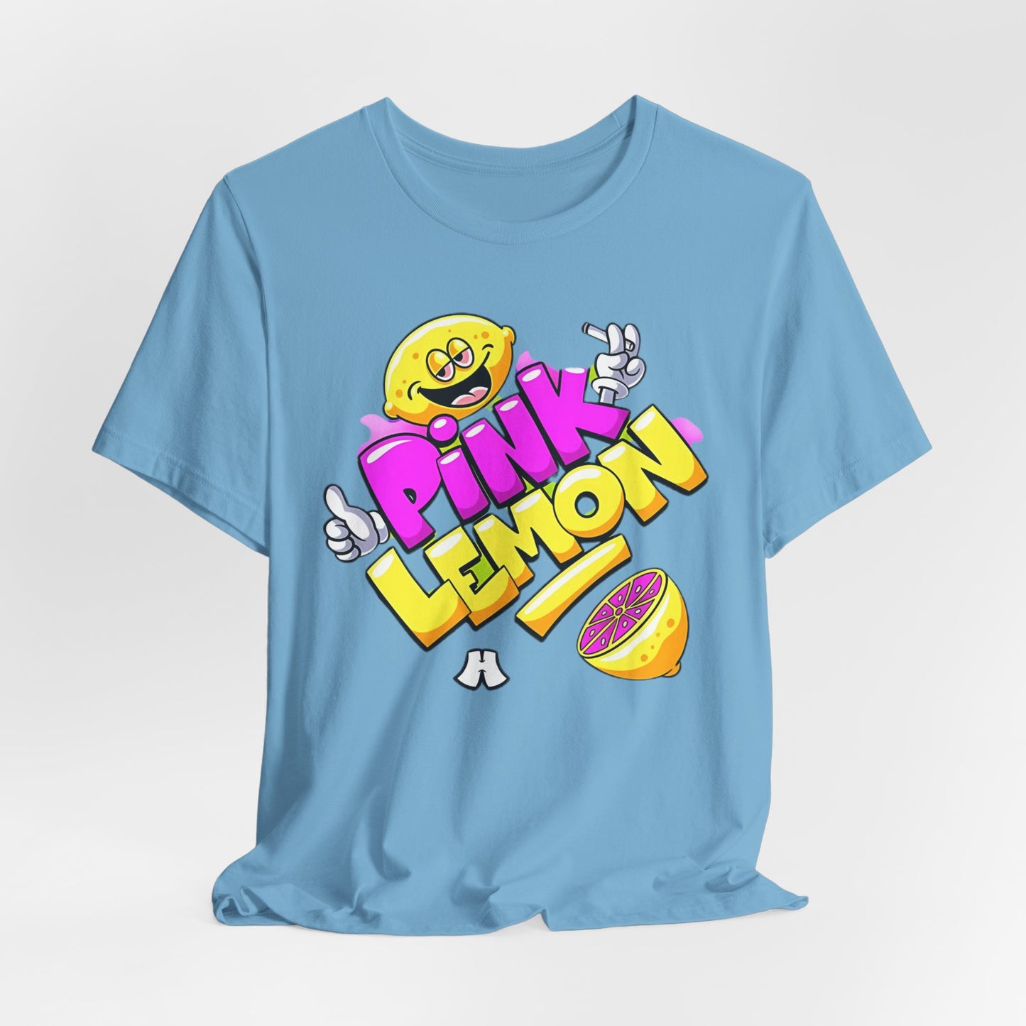 Lemon Graphic Tee, Graphic T-Shirt, Funny Lemon Shirt, Cute Cartoon Tees, Art T-Shirt, Art Design Tees