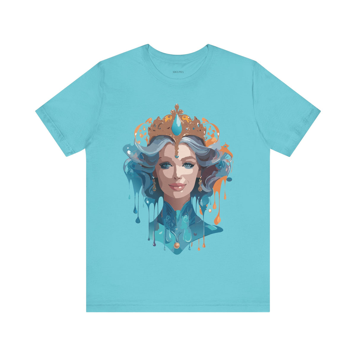 Queen Graphic Unisex Cotton Bella+Canvas Tee with Art Design m187