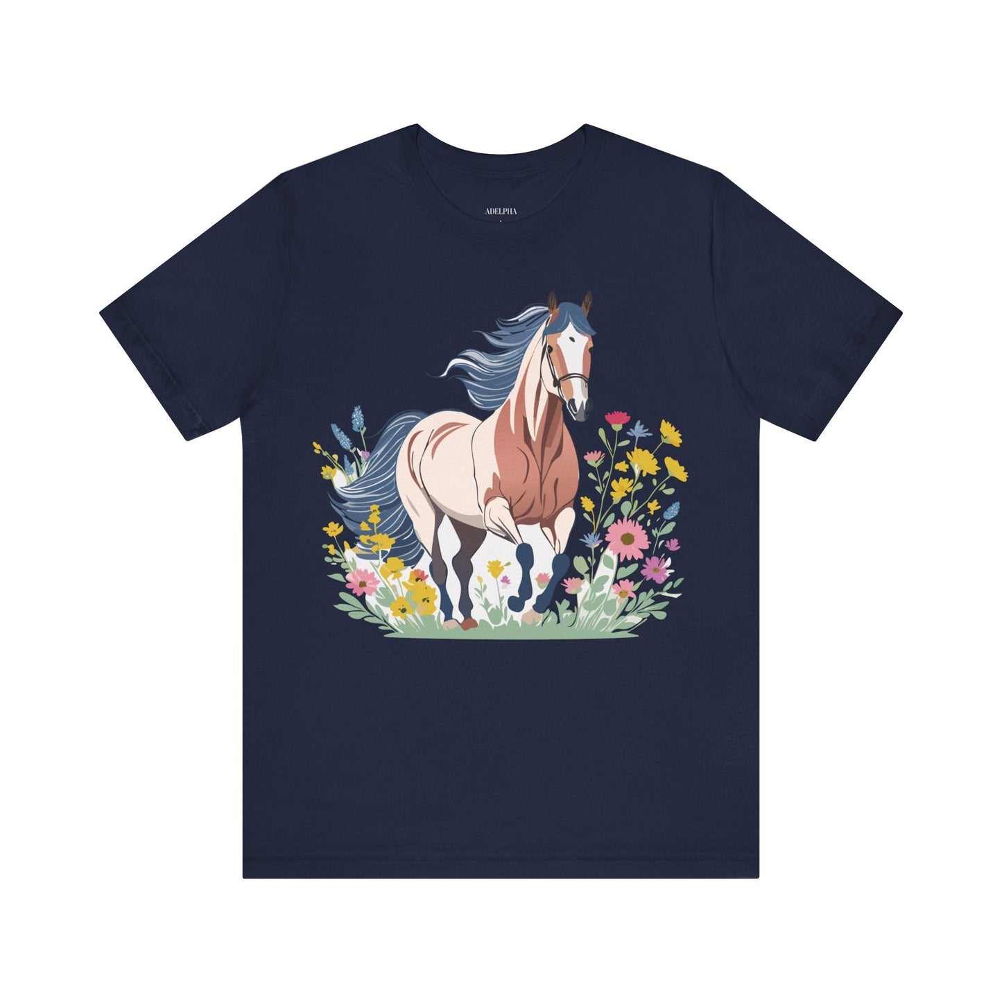 Horse Graphic Unisex 100 Cotton Vintage Animal Art T-Shirt 10