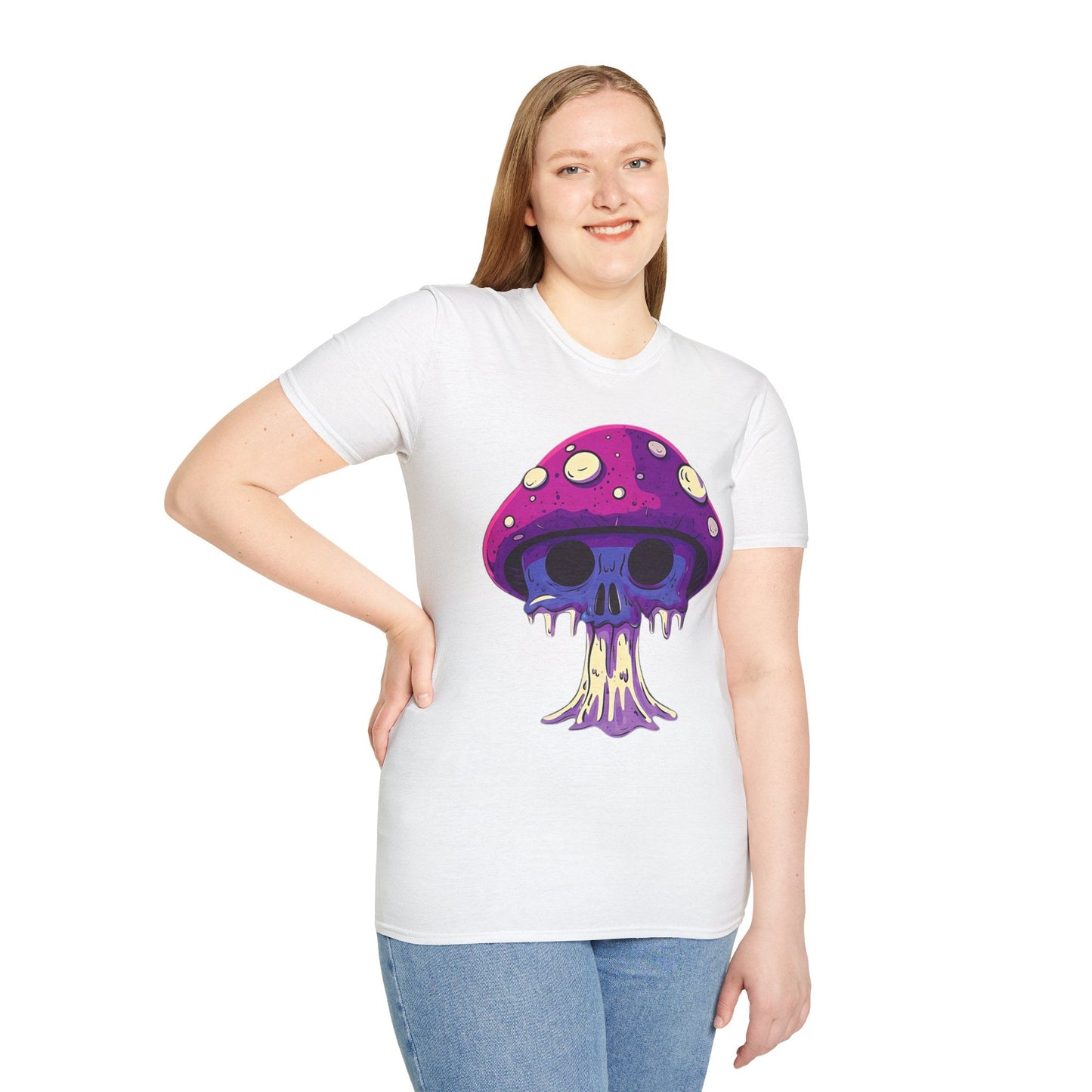 Mashroom Tee Shirt Unisex Funny Mashroom Graphic Softstyle Tee Gildan 64000 Quality Cotton