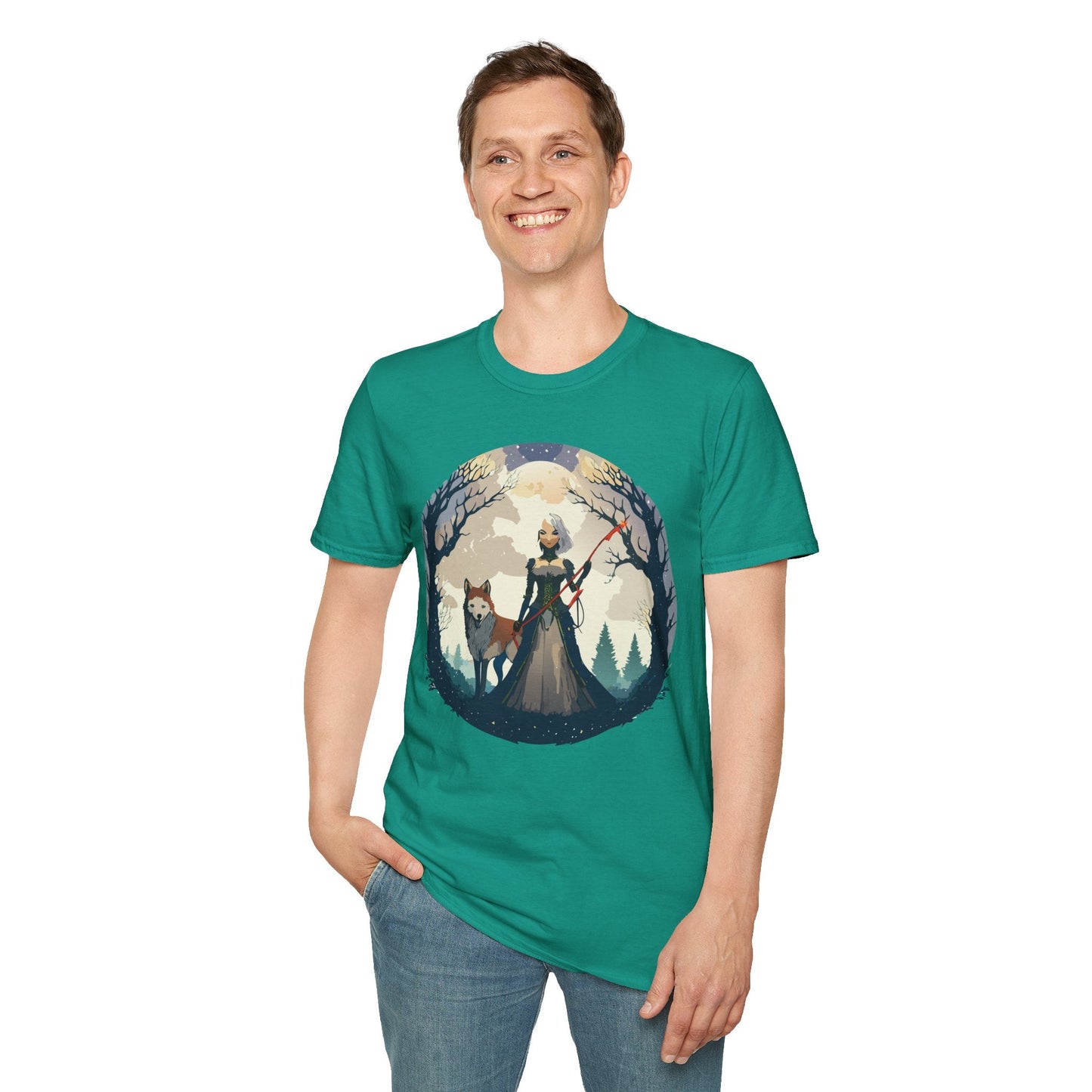 Womens Graphic T Shirts Ladies Art Design Tee Unisex Softstyle Cotton Tee Everyday Comfort